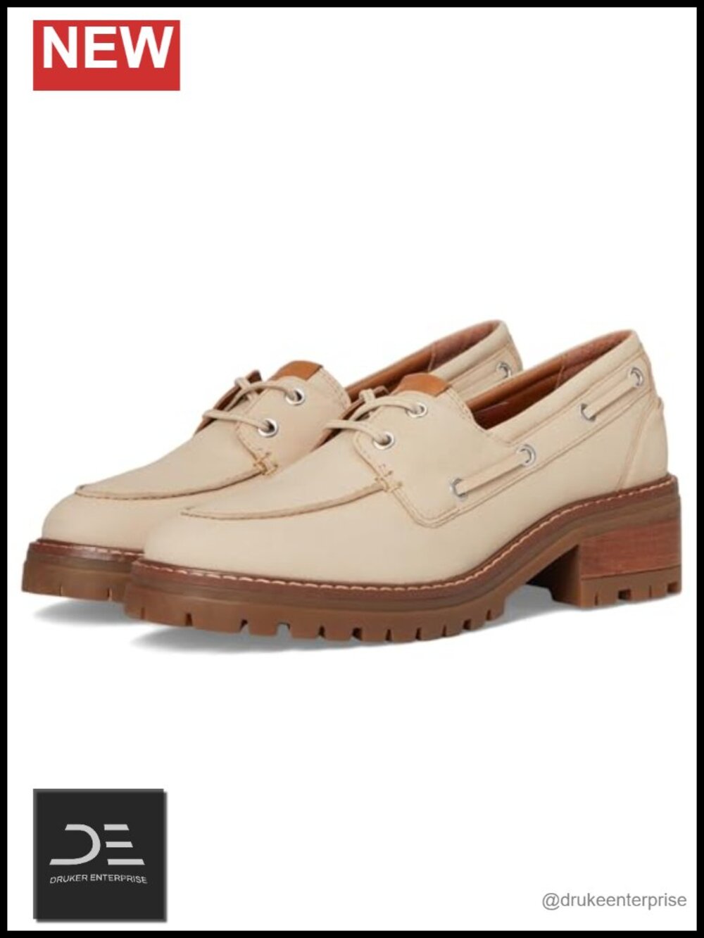 Gentle Souls Women's Brigly Leather Lug Sole Loafers Pull-On